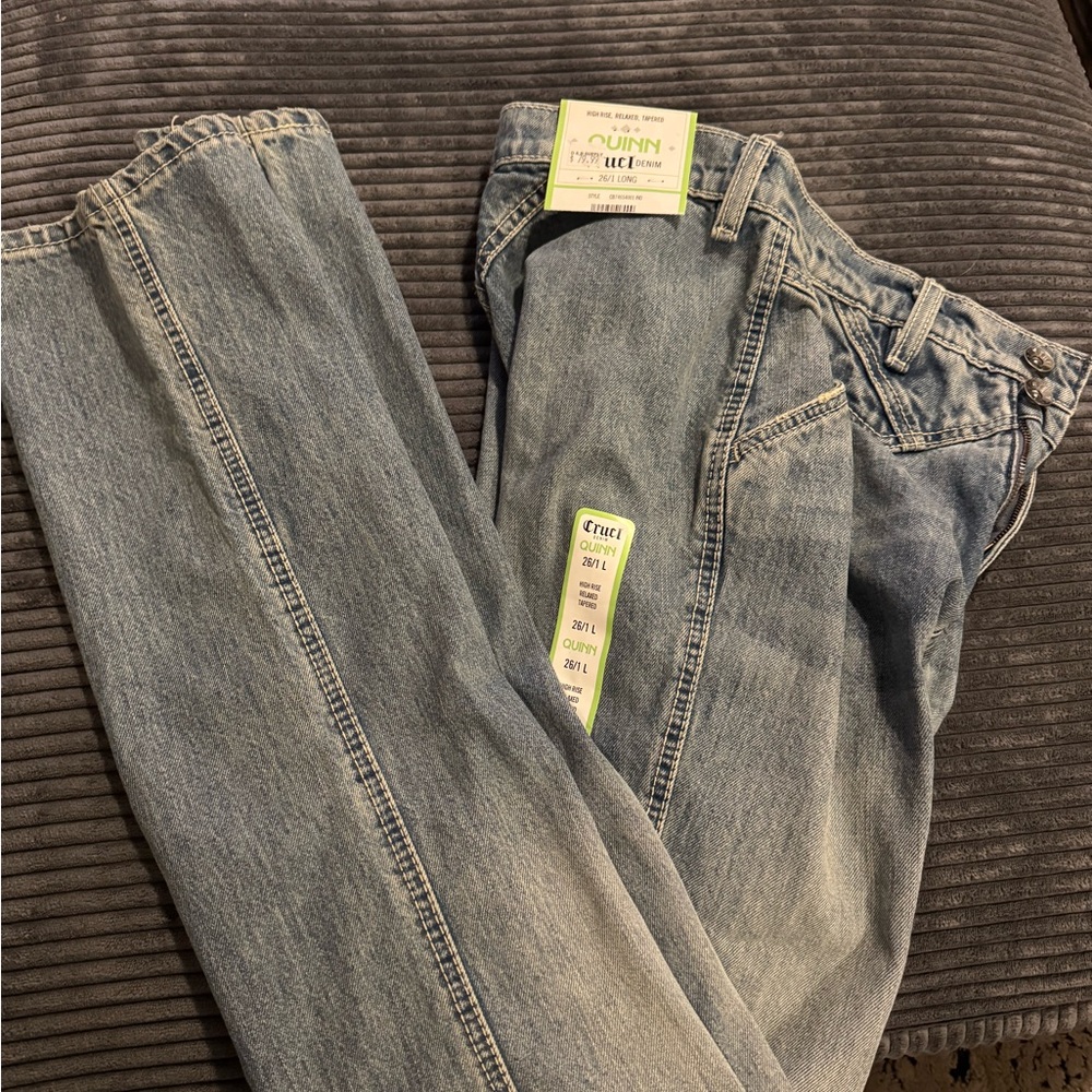 Brand new jeans by Cruel. Style is a lot like Rocky Mountains.